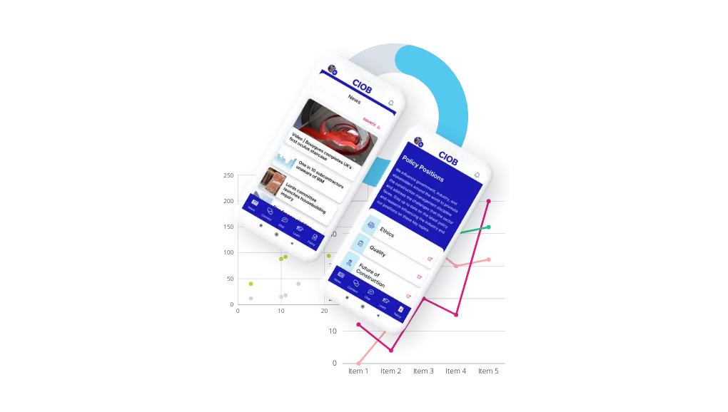 CIOB App graphics