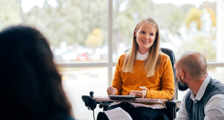 Woman in a wheelchair Thumbnail